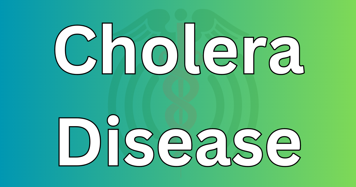 cholera disease